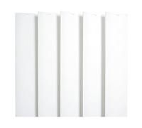 82.5" x 3.5" White PVC Vertical Blind Replacement Slats Vanes (5 Pack)