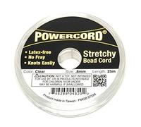 82 Feet Powercord Stretch Elastic Cord .8mm for Jewelry Making