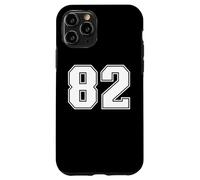 82 Number Eighty-Two Team Sports Graphic Varsity Matching Case for iPhone 11 Pro