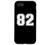 82 Number Eighty-Two Team Sports Graphic Varsity Matching Case for iPhone SE (2020) / 7/8