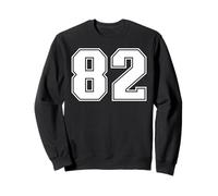 82 Number Eighty-Two Team Sports Graphic Varsity Matching Sweatshirt