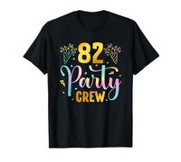 82 Party Crew 82nd Birthday Squad 82 Years Old Birthday T-Shirt