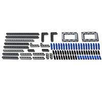 82 Piece LEGO TECHNIC Supplemental Parts Pack: genuine LEGO beams, liftarms, and pins. Mindstorms, EV3, NXT
