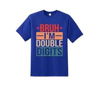 82 Years Old Birthday Bruh I'm Double Digits T-Shirt | Funny 10th Birthday Gift for Boys & Girls | Kids Turning Ten Years Old Party Tee | Double Digits Celebration Top for Son, Daughter, Friends