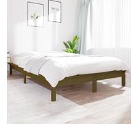 820539 vidaXL Bed Frame without Mattress Honey Brown 120x200 cm Solid Wood