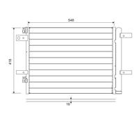 822564 CONDENSER, AIR CONDITIONING VALEO