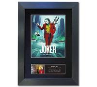 #824 JOKER Joaquin Phoenix Signed Autograph Mounted Photo Reproduction PRINT A4 Rare Perfect Birthday (297 x 210mm) (Black Frame)