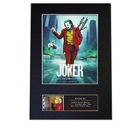 #824 JOKER Joaquin Phoenix Signed Autograph Mounted Photo Reproduction PRINT A4 Rare Perfect Birthday (297 x 210mm) (Not Framed)