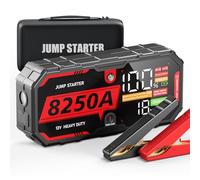 ATGFOX 8250A Jump Starter Heavy Duty Battery Jump Starter Battery Pack (for 13.0+L Gas or up to 10.0+L Diesel), 2 USB-C Power Bank, 12V Auto Battery Booster Jump Box, 48-Months Stand-by Time
