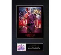 #827 David Harbour Stranger Things Signed Autograph Mounted Photo Reproduction PRINT A4 Rare Perfect Birthday (297 x 210mm) (Not Framed)