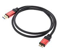 82760 Cable USB A Male, Micro USB B Male Gold Plated 1m Black DELOCK