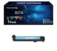 827A High Yield Toner Cartridges Replacement for HP 827A CF300A CF301A CF302A CF303A Works for HP Color Laserjet M880z M880 M880z Printer Ink,C-1 Pack