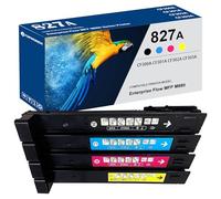 827A Toner Cartridge Compatible CF300A CF301A CF302A CF303A Toner Replacement for M880 M880z M880z+ M880z+ NFC Printers(4-Pack,Black Cyan Magenta Yellow)