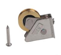 828 Type Window Roller Pulley Stainless Steel Construction with Built-in Ball Bearings for Consistent Sliding Action (D)
