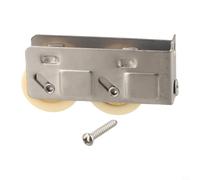 828 Type Window Roller Pulley Stainless Steel Construction with Built-in Ball Bearings for Consistent Sliding Action (A)