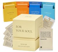 828 Verse Box, Read Me When You Need Comfort - 108 Bible Verse Cards With 108 Complete Devotionals & Prayers, Thoughtful Christian Gift Set, Christian Gifts for Women and Men, Graduations Gift
