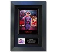 #829 Gaten Matarazzo Stranger Things Signed Autograph Mounted Photo Reproduction PRINT A4 Rare Perfect Birthday Christmas Present (297 x 210mm) (Gold Frame)