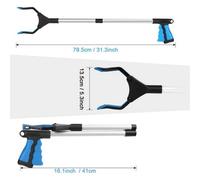 82Cm Long Reach Handheld Litter Picker Grabber Tool