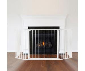 (82D x 104W cm) Safetots Multi Panel Fire Surround White
