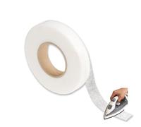 82M Wonder Web, Iron on Extra Strong Hemming Fabric Tape for Trousers White