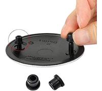 82mm Blue & White Roundel Emblem Kit - Tool-Free Mounting for German Luxury Vehicles | UV-Resistant Hood Badge Upgrade | Fits X Models & Modern | Classic Series (1987-2024)