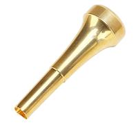 82mm Golden Trumpet Mouthpiece, Clear Sound Metal Wind Instrument Accessory for Beginners, Hobbyists with Easy Blowing, Stable Performance