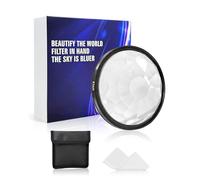 82mm Kaleidoscope Prism Lens Filter, Multi Refraction Photography Prism Crystal Glass Special Effect Filter with Variable Number of Photographic Subjects