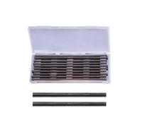 82mm Reversible Planer Blades - 10-Pack Double-Edged HSS Replacement for Makita, Bosch, Ryobi & More - High Carbon Steel, Fits Electric Hand Planers, Includes Storage Case