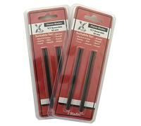 82mm Reversible Planer Blades Replaces Makita, Black & Decker, Bosch, DeWalt, Trend and Elu planers by Xcalibur Tooling (TCT - 2 Pairs)