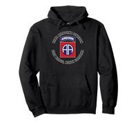 82nd Airborne Division Fort Bragg North Carolina Emblem Vet Pullover Hoodie