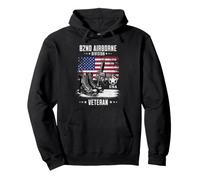82nd Airborne Division Veteran Military Veteran Distressed Pullover Hoodie