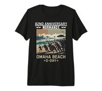 82nd Anniversary 2026 Normandy Omaha Beach D-Day Premium T-Shirt