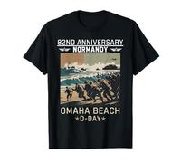 82nd Anniversary 2026 Normandy Omaha Beach D-Day T-Shirt
