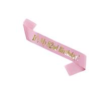 82nd Birthday, 82nd sash, HBD Decorations for Girls, Pink and Gold sash, Happy 82 Birthday Party Supplies, its my 82nd birthda, 82 and Fabulous sash, Happy Birthdays Sash, Birthday baddie (82nd)