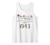 82nd Birthday Making The World A Better Place Since 1943 Tank Top