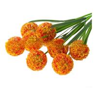 83 CM Artificial Plant, No-maintenance Artificial Decor For Zero Care Required, Plastic Floral Decor Indoor & Event Use For Home Staging & Parties(Red Sunset)