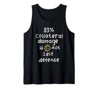 83% Collateral Damage is Not Self Defense Stop War Activism Tank Top