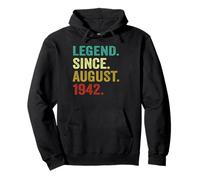 83 Years Old Awesome Since August 1942 83rd Birthday Gifts Pullover Hoodie