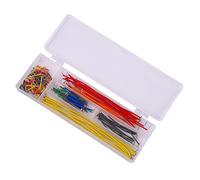 830 Point Breadboard Electronics Component Starter Kit with Compartmentalized Plastic Storage Box, Prototyping Set Compatible with Arduino R3 DIY Projects