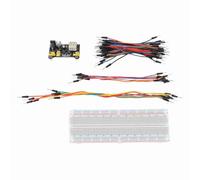 830 Tie Points Breadboard Kit with 3.3V / 5V Voltage Supply | 65 Jumper Wires for DIY Circuit Projects/Electronics Testing | Dependable PCB Prototyping Board for Microcontroller