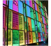 8300 Tinted Window Film, Transparent, Self-Adhesive Film for Windows, Glass, Doors, Room Divider, Mirror (Red, 31.5 cm x 5 m)