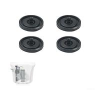 83143 Toilet Fill Valve Rubber Diaphragm Seal Replacement for Fluidmaster 242, 400 & 747 Series - for Durable Black EPDM Rubber, Leak-Proof, Water-Saving, 2-Pack(4PCS)