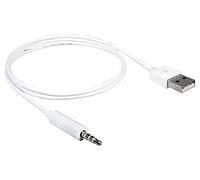 83182 cable stereo, USB 2.0 Jacka 3.5mm 4pin male, USB A male DELOCK