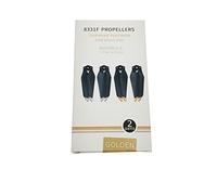 8331 Low Noise Propellers Compatible With D Pro Platinum 2 4 8 Pairs Quick Release Drone Accessories(2 PAIRS GOLDEN)