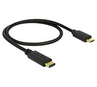 83333 Cable USB 2.0 Micro USB-B Male, USB C Male Gold Plated DELOCK