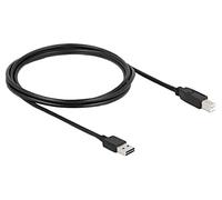 83359 Cable USB 2.0 USB A Double Sided Male, USB B Male 2m DELOCK