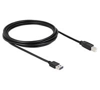 83360 Cable USB 2.0 USB A Double Sided Male, USB B Male 3 Metre DELOCK