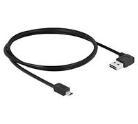 83378 cable USB 2.0 gold plated 1 m black 24AWG, 28AWG 480 Mbps DELOCK