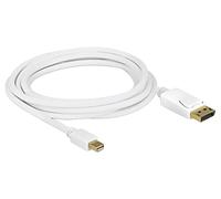83483 cable Displayport male, mini Displayport male L: 3 meters white DELOCK