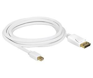 83483 cable Displayport male, mini Displayport male L: 3 meters white DELOCK